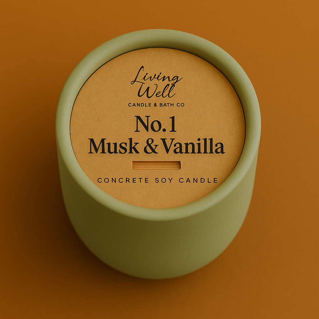 No. I Musk & Vanilla + Wooden Wick Coconut Soy Candle